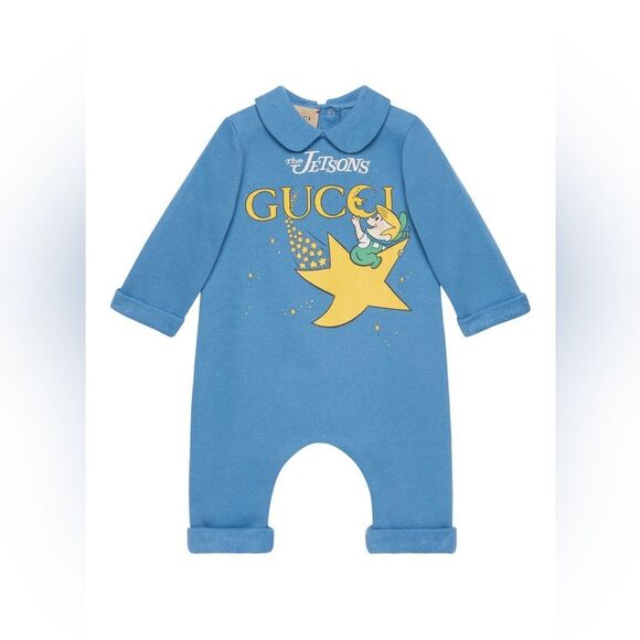 Brand new with box The Jetsons Print Romper in Felted Cotton-jersey 3/6 months - Picture 1 of 11